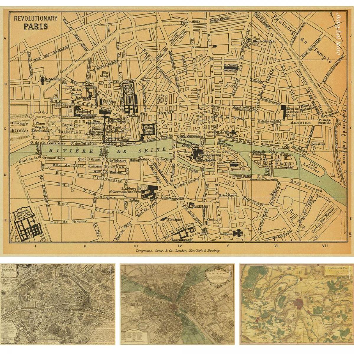 primi Parigi mappa