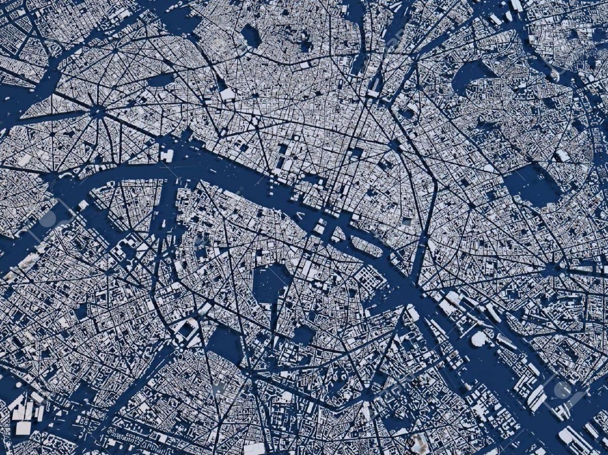 Mappa aerea Parigi
