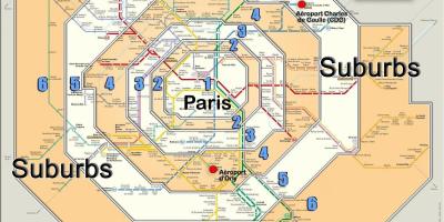 Parigi zona 1 mappa