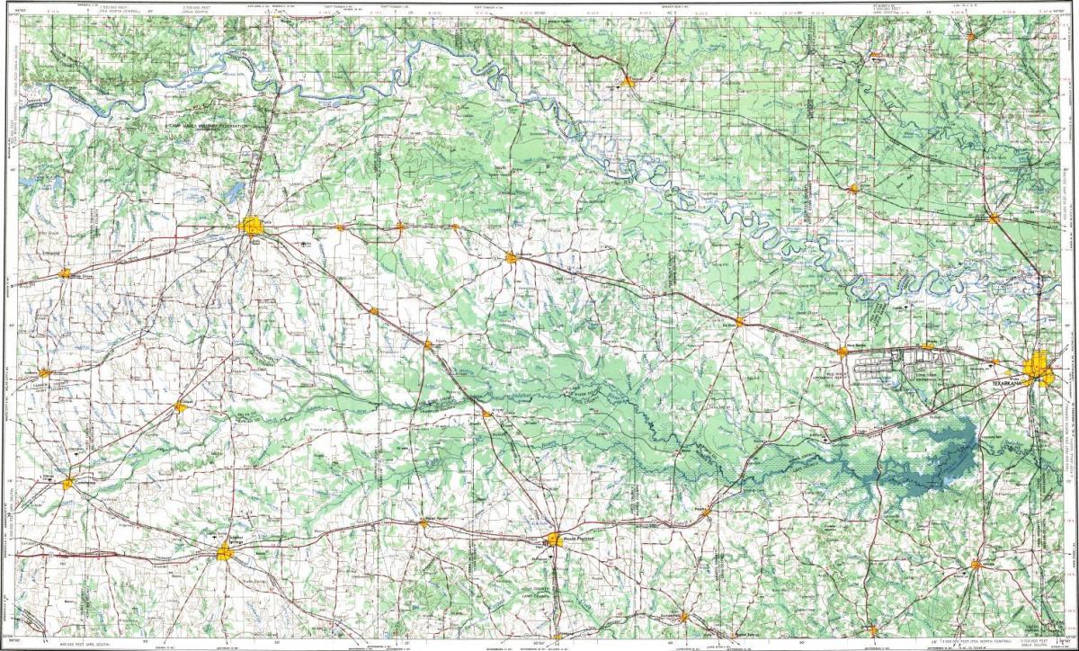 mappa topografica di Parigi