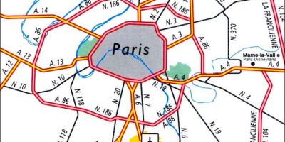 Parigi aeroporti mappa