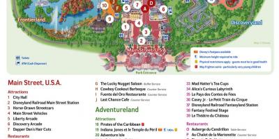 Disney village Parigi mappa