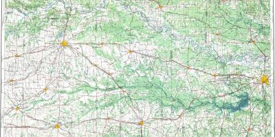 Mappa topografica di Parigi