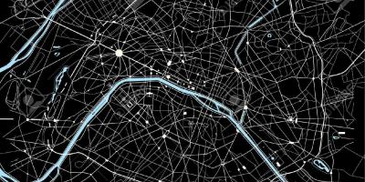 Parigi mappa vettoriale